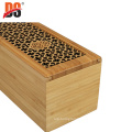 DS Bamboo Hollowed-out Wine Packaging Box Sliding Lip Wooden Wine Box Gift Storage Box